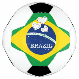 J'aime Brésil - Drapeau brésilien