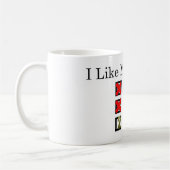 J'Aime... Café noir 2 édulcorants Café Mug (Gauche)