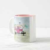 J'Aime Camping Café Mug (Devant gauche)