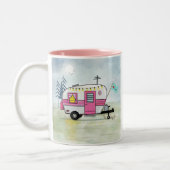 J'Aime Camping Café Mug (Gauche)