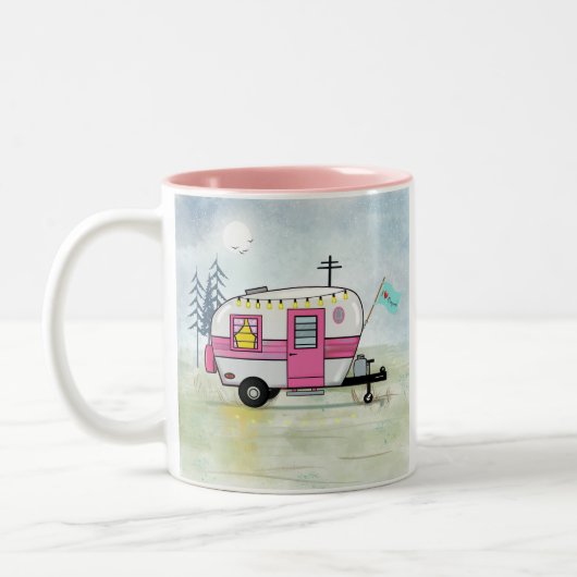 J'Aime Camping Café Mug (Gauche)
