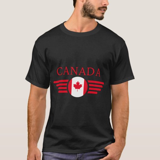 J'aime Canada, élégance style design T-Shirt (Devant)