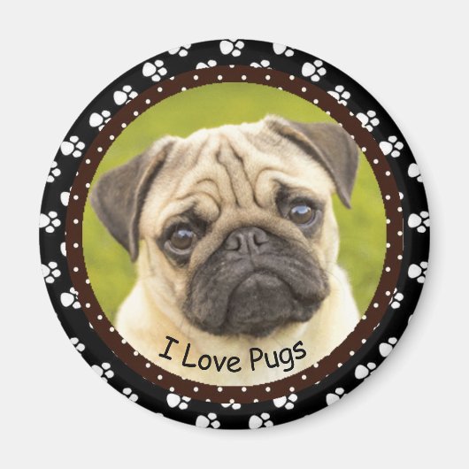 J'aime Carlins 2 Magnet (Devant)