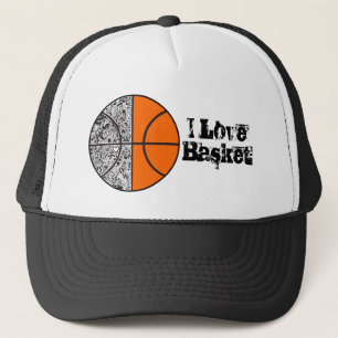 J'aime Casquette de panier