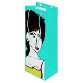 J'Aime Ce Que Je Vois Un Sac Cadeau De Vin (Dos Angle)