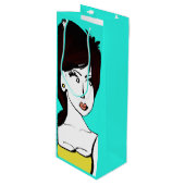 J'Aime Ce Que Je Vois Un Sac Cadeau De Vin (Devant Angle)