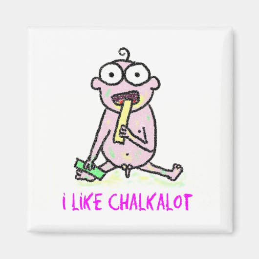 J'Aime Chalkalot Magnet (Devant)