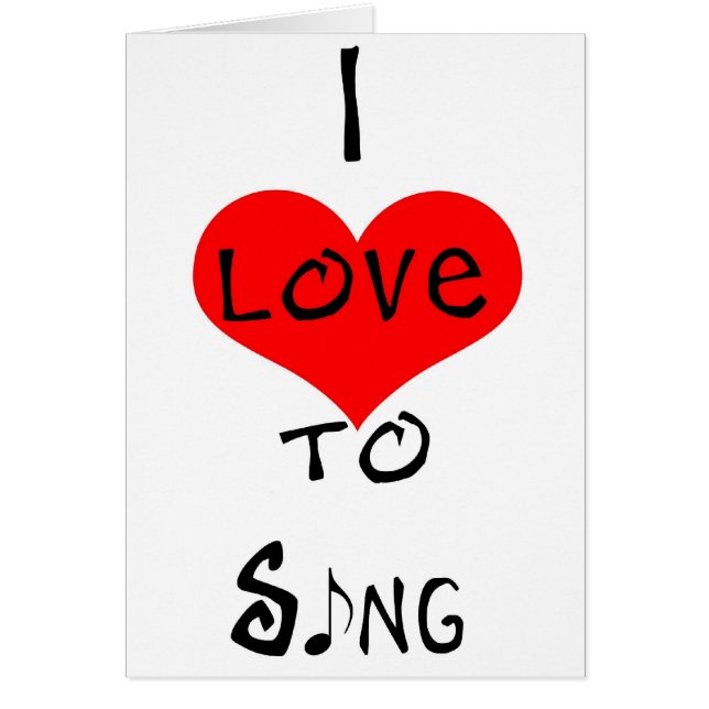 J'aime chanter (Devant)