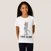 J'AIME CHANTER DES T-shirts (Devant entier)