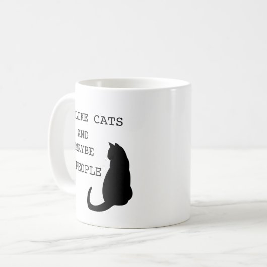 J'aime Chats ⎢ Mug Drôle (Devant gauche)