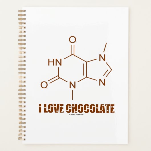 J'Aime Chocolat Théobromine Molécule Chimie (Devant)