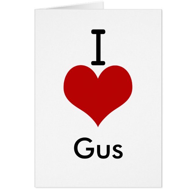 J'aime (coeur) le GUS (Devant)