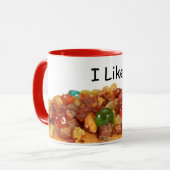 J'aime confessions de café fruitcake mug (Devant gauche)
