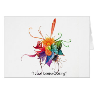 "J'aime contempler "