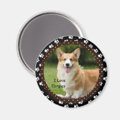 J'aime Corgies Magnet (Recto/Verso)