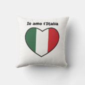 J'aime coussin Italie [Io amo l'Italia] (Verso)