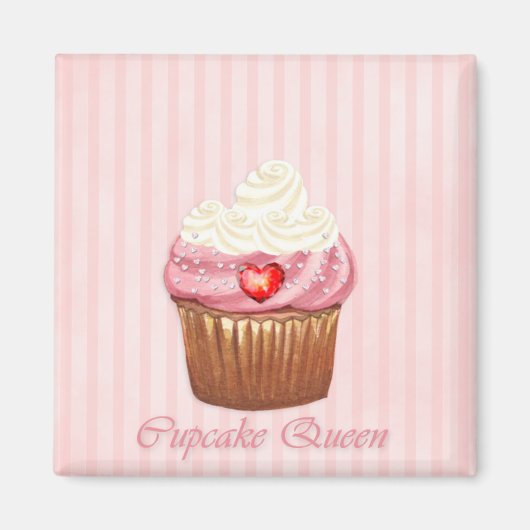 J'aime Cupcakes Refrigerator Magnet (Devant)