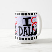 J'aime Dallas - Mugs (Devant droit)