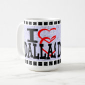 J'aime Dallas - Mugs (Devant gauche)