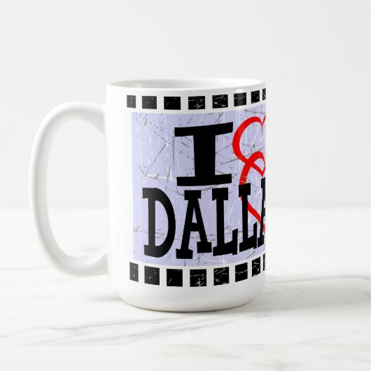 J'aime Dallas - Mugs (Gauche)