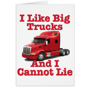 J'aime de grands camions et je ne peux pas me