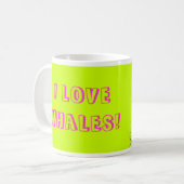 J'aime des baleines ! Tasse (Devant gauche)