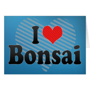 J'aime des bonsaïs