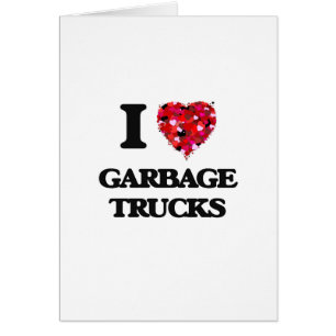 J'aime des camions à ordures