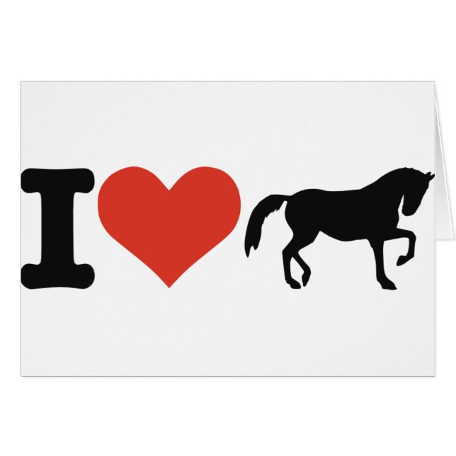 J'aime des chevaux (Devant horizontal)