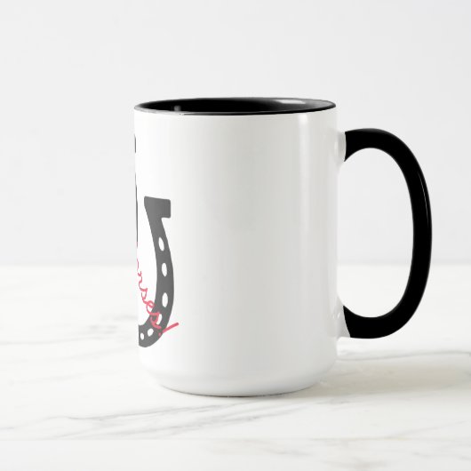 J'aime des chevaux ! tasse 15oz (Droite)