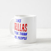 J'aime des gorilles meilleurs que j'aime la tasse (Devant gauche)