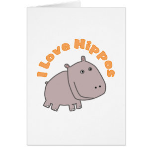 J'aime des hippopotames