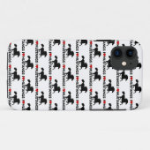 J'aime des mustangs - coque iphone (Dos (Horizontal))