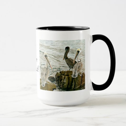J'aime des pélicans ! Tasse de café (Droite)