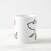 J'aime des rats ! tasse (Centre)