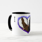 J'aime des rats ! Tasse : Rats à capuchon (Devant gauche)