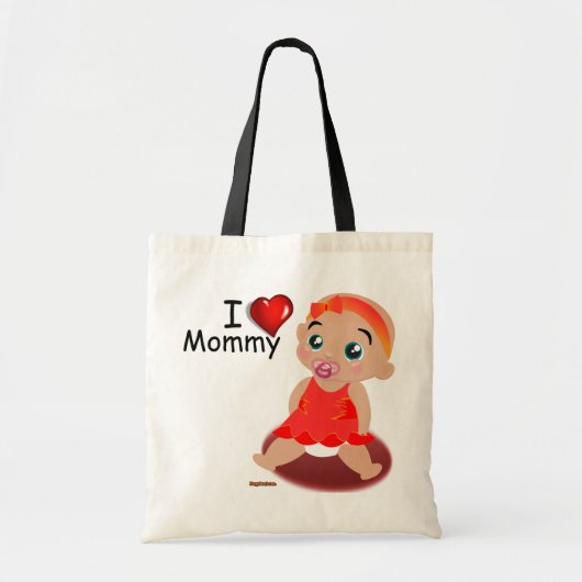 J'aime des sacs de bébé de maman (Devant)