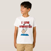 J'aime des T-shirts et des cadeaux de gymnastique (Devant entier)