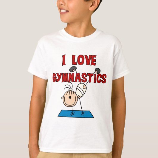 J'aime des T-shirts et des cadeaux de gymnastique (Devant)
