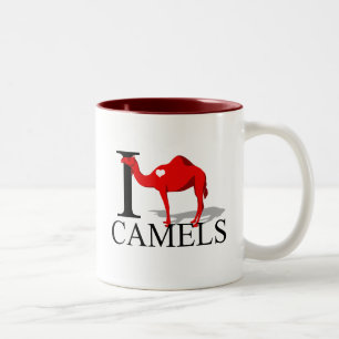 J'aime des tasses de chameaux