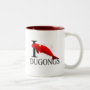 J'aime des tasses de Dugongs