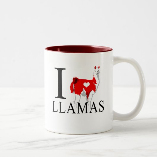 J'aime des tasses de lamas (Droit)