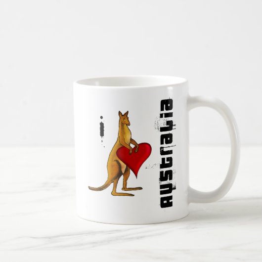 J'aime des tasses de l'Australie pour des (Droite)