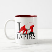 J'aime des tasses de tapirs (Gauche)