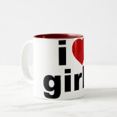 J'aime des tasses et des Steins de filles (Devant gauche)
