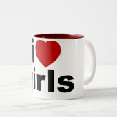 J'aime des tasses et des Steins de filles (Devant droit)