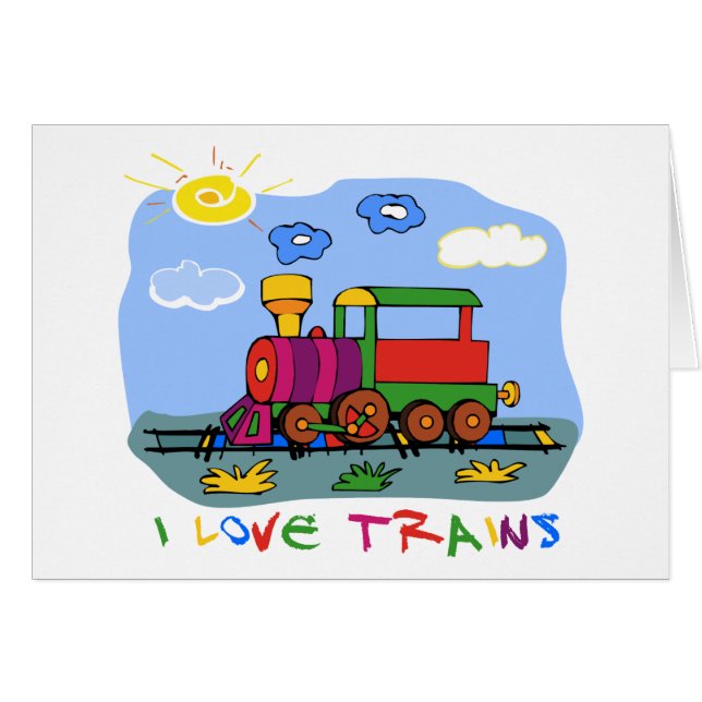 J'aime des trains (Devant horizontal)