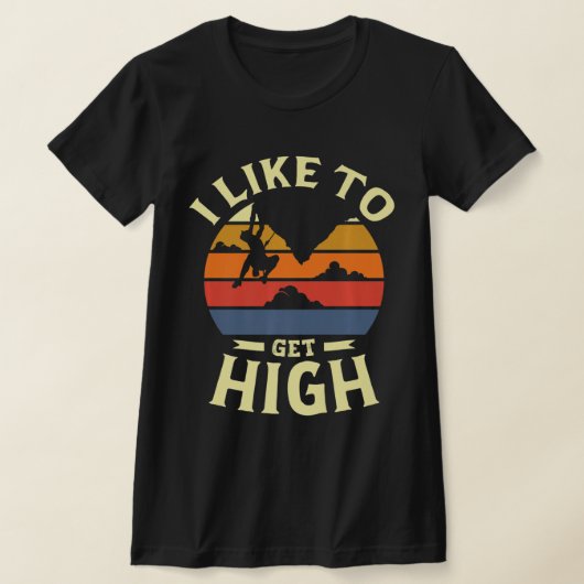 J'aime devenir haut pour un Rock Climber Fun Rock (Poser)