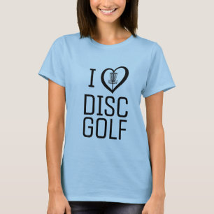J'aime disque golf femmes T-shirt