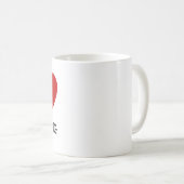 J'aime enseigner la tasse (Devant droit)